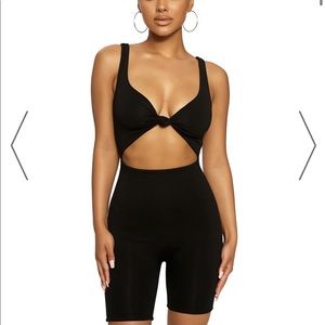 Naked Wardrobe Love you Knot Romper